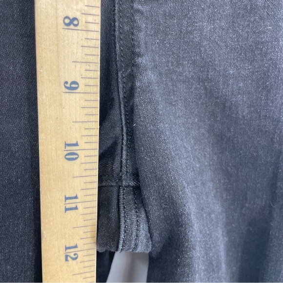 SPANX Vintage Black Distressed Skinny Jeans 20213R Size M Shaping Tummy Control - Picture 7 of 11